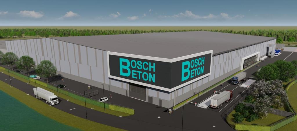 Nieuwbouw bedrijfshal Bosch