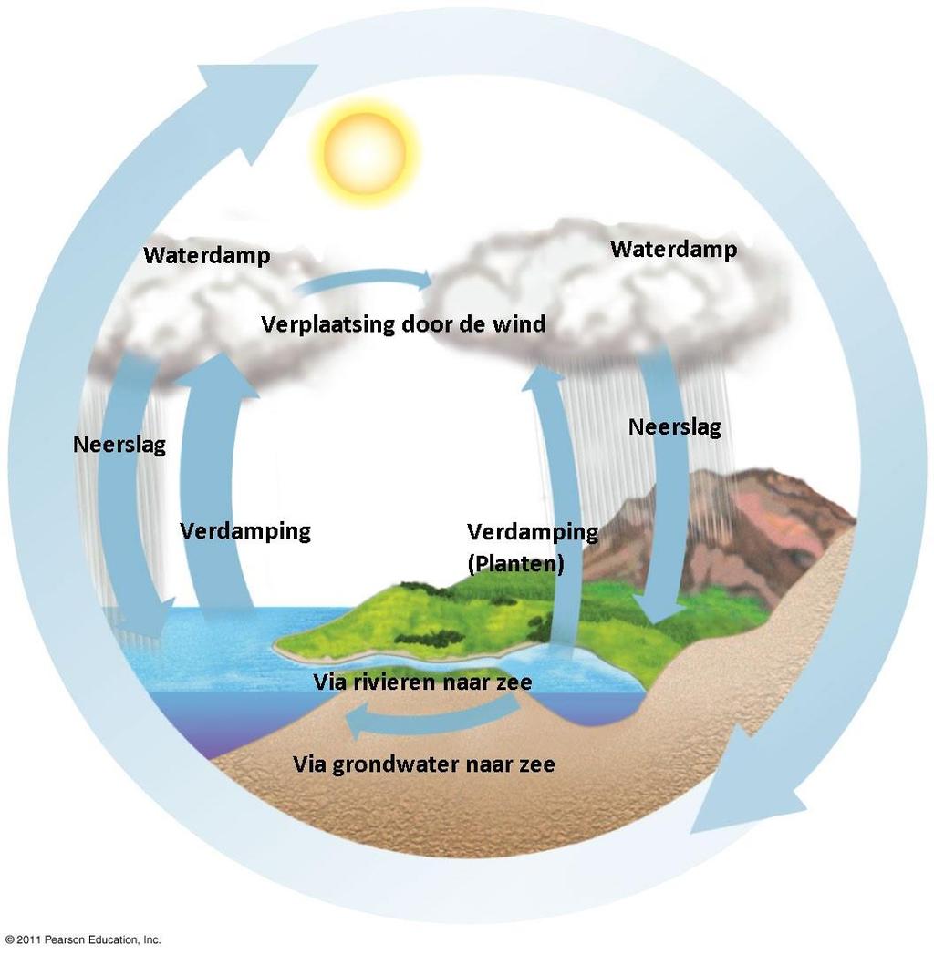 Water kringloop Wat is de drijfkracht