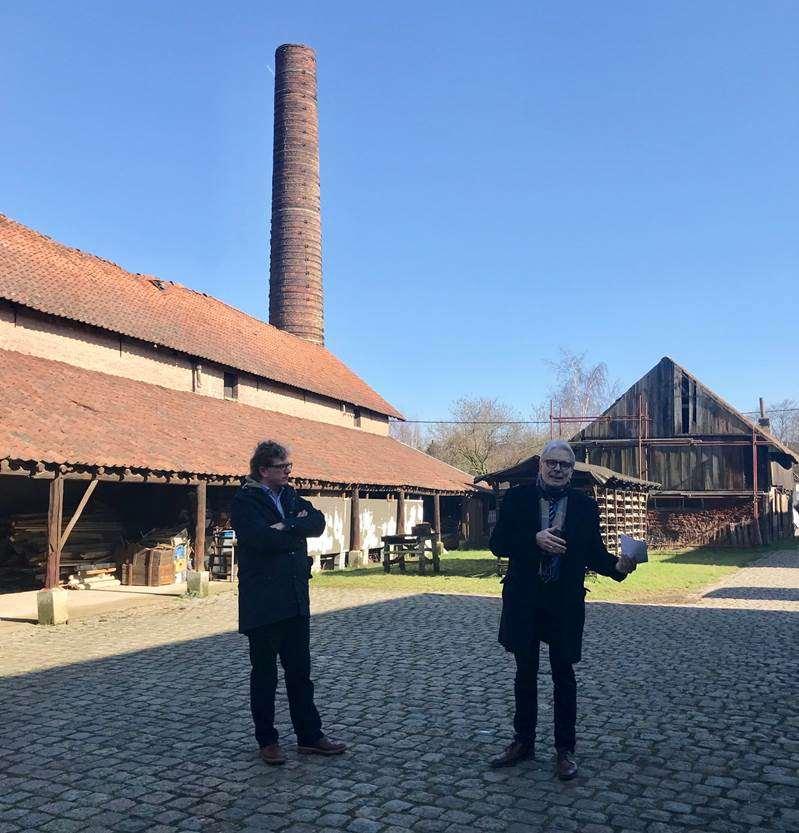 Gedeputeerden Provincie Antwerpen Rik Röttger (links) en Jan De Haes (rechts) - Copyright: De Schorre Kansen voor promotie en marketing van de Rupelstreek En, niet te vergeten, zijn er de