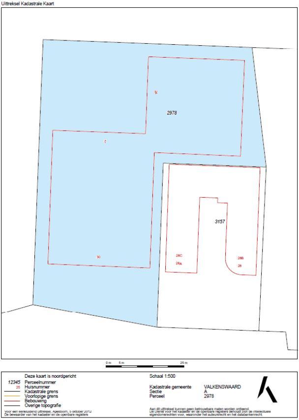 Kadastrale kaart Bestemmingsplan Het bestemmingsplan is te raadplegen op www.ruimtelijkeplannen.