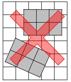 - Je mag tetraslangen spiegelen, oftewel oppakken en op de andere kant leggen. In de volgende onderdelen ga je telkens een deken ontwerpen.