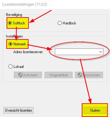 Instellen van de rekensoftware Voor installeren van de rekensoftware ga naar pagina 4 Wanneer de rekensoftware nieuw geïnstalleerd wordt, staat deze zo ingesteld dat deze zoekt naar een standalone