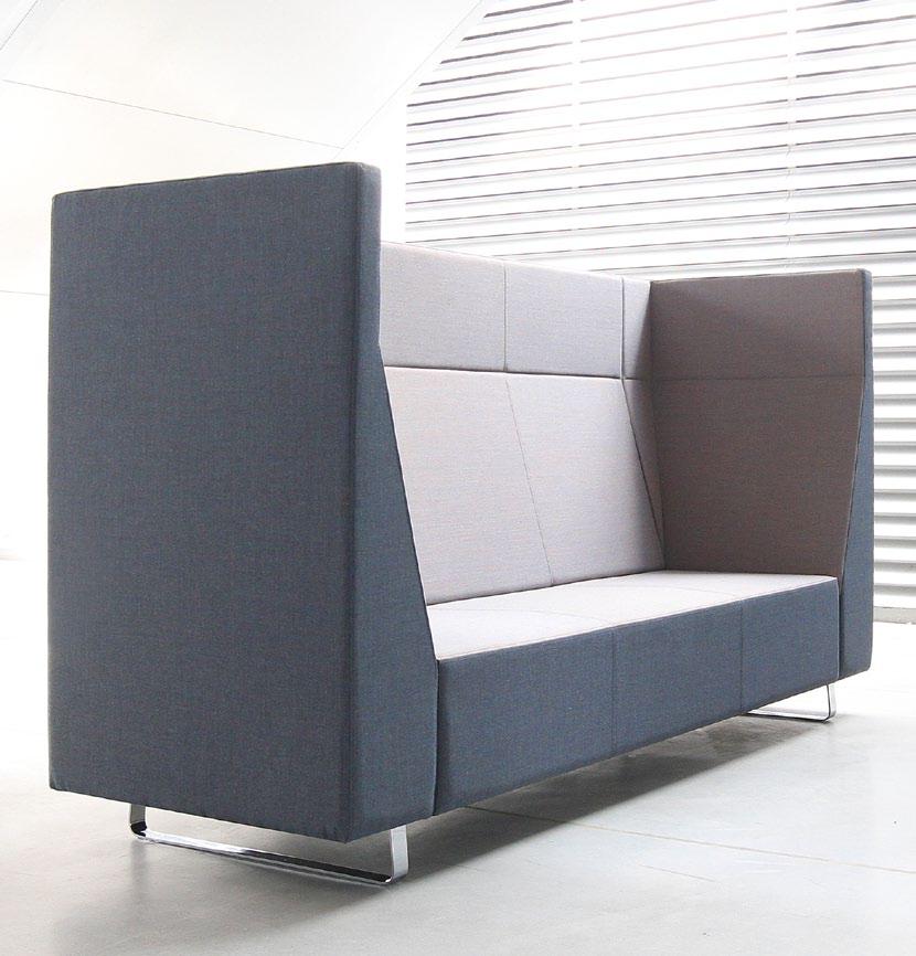 2 Modernist design austere form, high functionality and stable structure. Excellent soundproof properties providing ideal acoustic conditions. Possibility to create rows and corners.