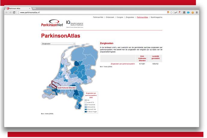 Kwaliteitssysteem: ParkinsonInzicht Vektis 2009 Indicatoren: - Kwaliteit van leven - Werk en participatie - Mate van bewegen - Vallen en breken - Belasting van mantelzorger Uitgangspunt