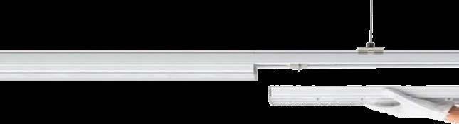 De armatuur Specificaties: Het aaneengesloten LED-verlichtingssysteem wordt gecreëerd door het combineren van de LED trunking rails en de LED-armaturen.
