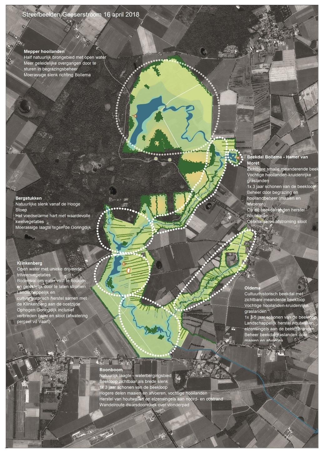 Mepper Hooilanden: Beheer en onderhoud natuurbeheertypen (begrazingsbeheer SBB) Aan de beekloop in principe geen onderhoud (WVS) BOD (Beheer en Onderhouds- Document) Geeserstroom Beekdal