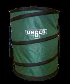 NiftyNabber BAGGER Een robuuste en weerbestendige 180 l afvalbak als multifunctioneel alternatief voor plastic zakken. De perfecte aanvulling op de professionele UNGER-grijptangen.