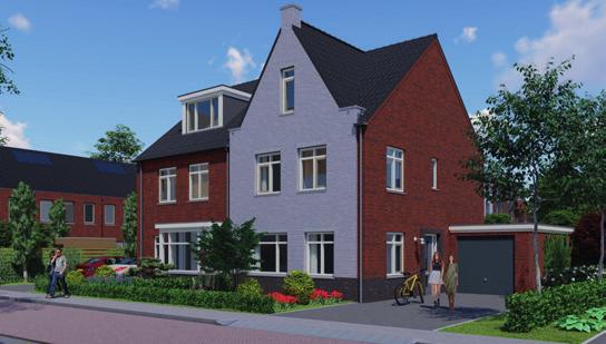 In het kort Vier twee-onder-een-kapwoningen aan de Laan van Wallonië Woonoppervlakte gem. ca.