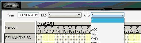 34 TimePlan TIMEPLAN 34 - Data > Aanvraag In dit scherm staan alle aanvragen, zowel de goedgekeurde, de geweigerde als de open aanvragen. 1.6.