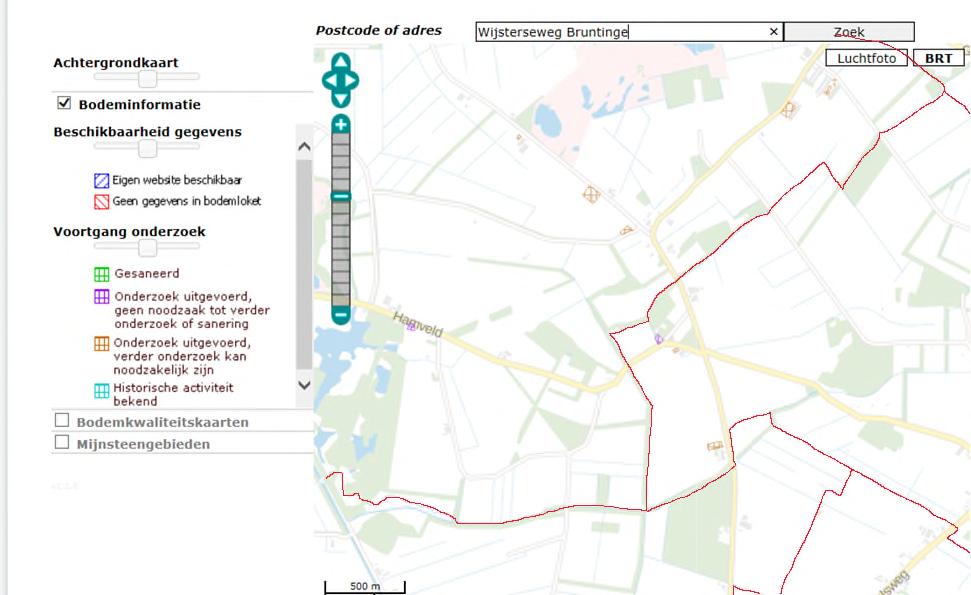 4.4 Bodemkwaliteitskaart Het grootste deel van de Oude Diep ligt volledig in de zone Buitengebied van de bodemkwaliteitskaart van de gemeente Midden Drenthe.
