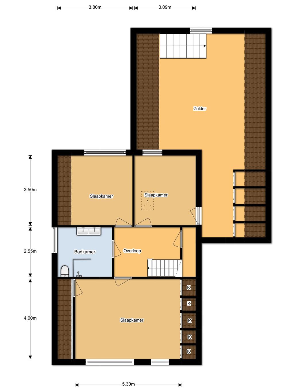 Plattegrond 1e