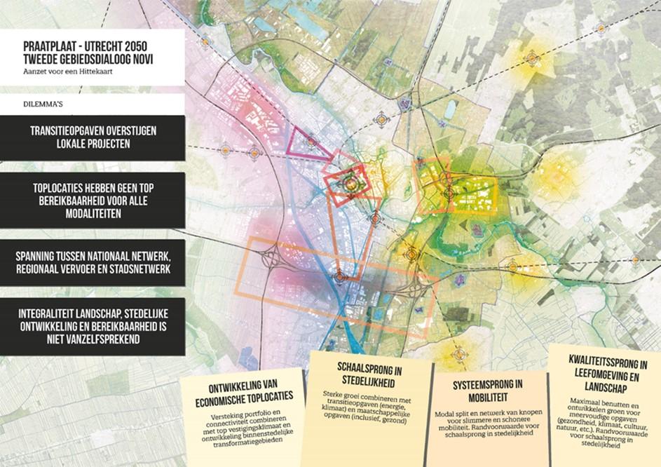 A12-zone / Merwedekanaalzone: het verbinden van de stadscentra van Utrecht en Nieuwegein De A12-zone vormt nu nog een grote barrière tussen Utrecht en Nieuwegein.