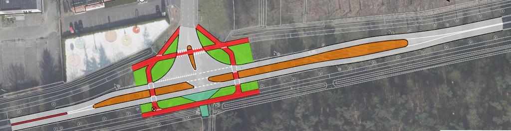 Kruising Karolusstraat Weg binnen de bebouwde kom! Aanpassen middengeleider! Verbeteren ligging fietsoversteken!