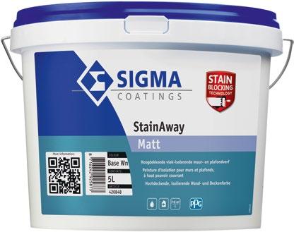 Sterk kitten 1x 5 liter Sigma StainAway Matt