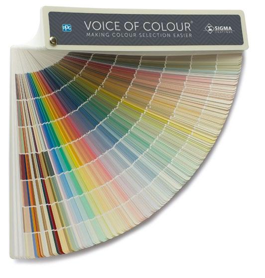 Voice of Colour Sigma Coatings fungeert als een expert op het gebied van verf. Bovendien heeft Sigma Coatings kennis van kleur en het effect van kleuren op de omgeving.