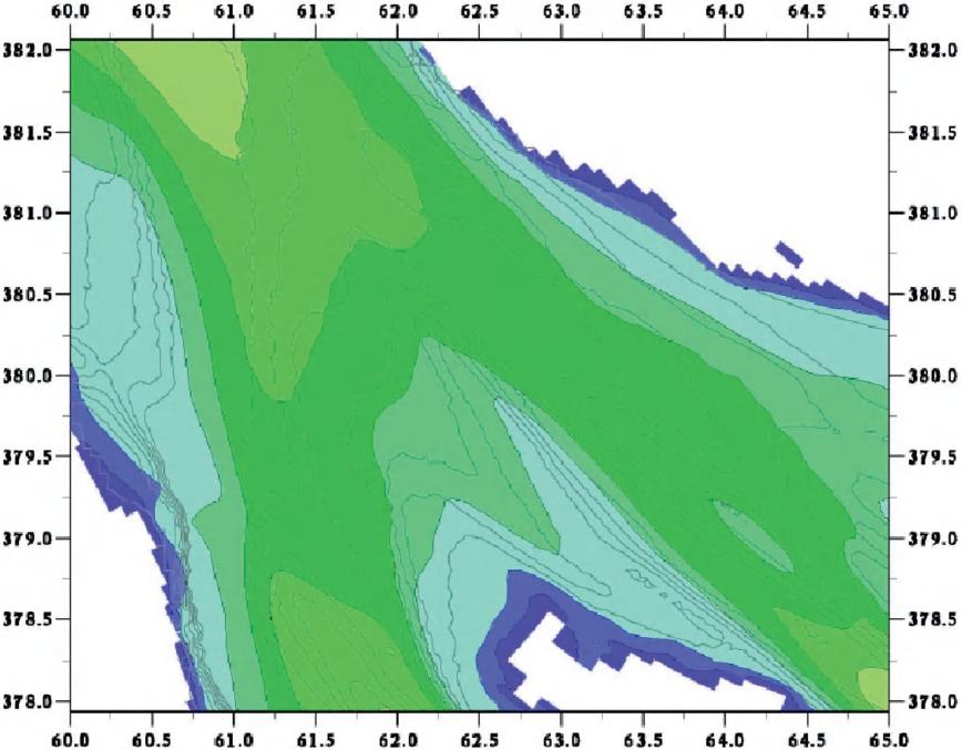 Het computermodel en het bestaande schaalmodel dienden, aanvullend aan de terreinmetingen, een beter beeld te geven van de stromingen rondom de plaat.