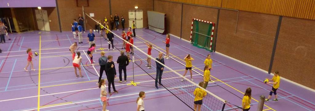 Volley-flyer nr. 16 SCHOOLVOLLEYBALTOERNOOI GSV-HEEMSTEDE WEER GROOT SUCCES.