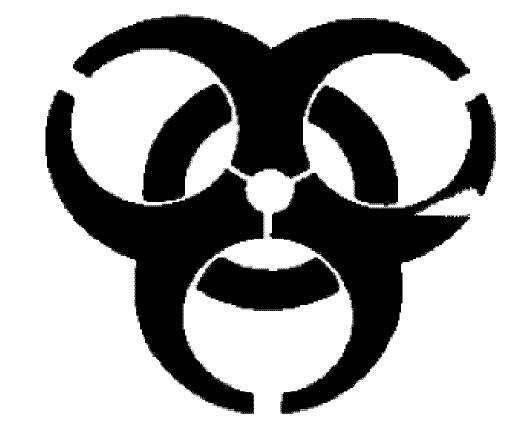 BIJLAGE Logo van de afvalstoffen van klasse B2 Gezien om te worden gevoegd bij het besluit van de Waalse Regering van 5 december 2008 tot bepaling van de integrale voorwaarden betreffende de