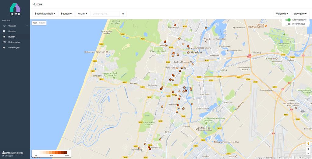 De droom modus Tot slot, als je eens wilt wegdromen, dan kun je de droommodus aanzetten. Dat kan onder de tab huizen en weergave instellingen.