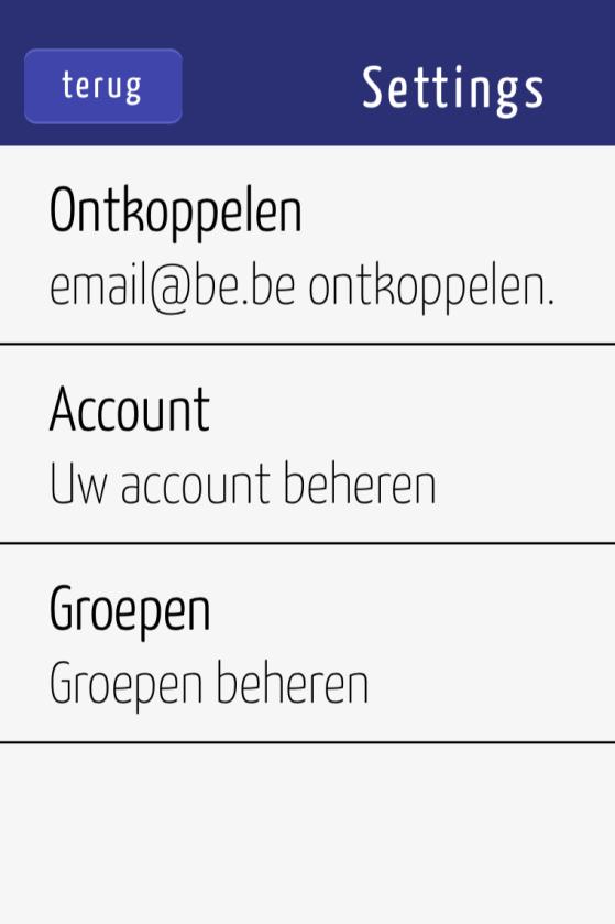 4. Nu ziet u de BIN-groepen waarvoor u zich kunt inschrijven. Klik op de groep dat u bij wilt zitten. Bv. Als u in Loppem woont, kiest u voor BIN-groep Zedelgem.