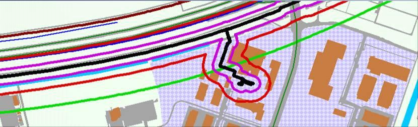 3.2 Toetsing aan veiligheidsafstanden voor hogedruk aardgastransportleiding en buisleidingenstrook Hogedruk aardgastransportleiding Volgens gegevens van de Gasunie gaat het o een leiding et een