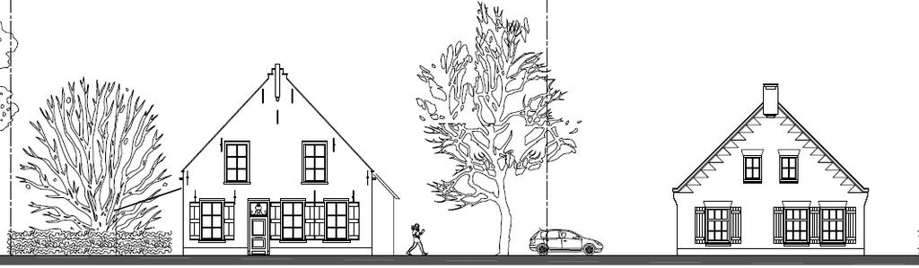 Projectbeschrijving en conclusie 7 De beoogde woning wordt vormgegeven in een bouwstijl die aansluit op die van de bestaande woonboerderij (zie figuur 1.5).