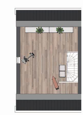 1e verdieping en zolder Wat wordt uw persoonlijke plattegrond De eerste verdieping van kavel 23 is voorzien van drie en biedt voldoende ruimte voor bijvoorbeeld een kantoor Uw nieuwe woning moet