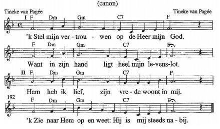 A: Vrede voor iedereen die onderweg is met wroeging en spijt V: Vrede voor iedereen die de Eeuwige zoekt op zijn weg A: Vrede voor iedereen die God is tegengekomen onderweg V: In uw naam zijn we hier