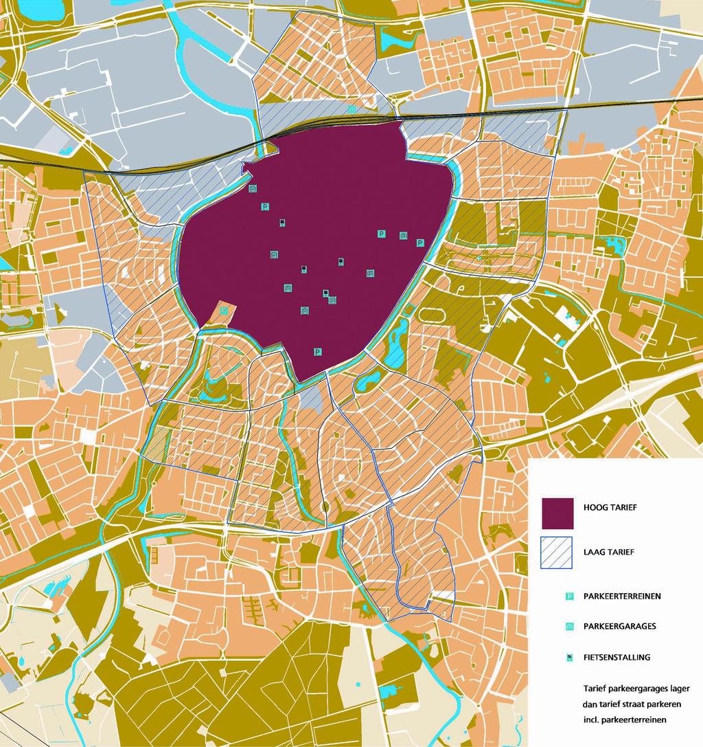 Verordening parkeerbelastingen Breda 2016, tarieven- en kostentabel, bijlage A Bijlage A, behorende bij de Tarieven- en kostentabel