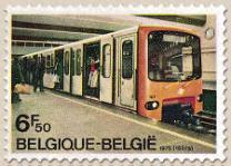 1826 - Inhuldiging van de eerste metrolijn te Brussel Uitgiftedatum: 18/09/1976 folder Nr.