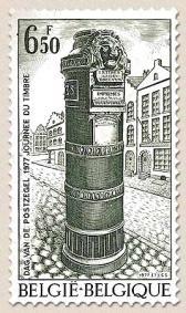 1852 - Dag van de postzegel. Uitgiftedatum: 23/04/1977 folder Nr.