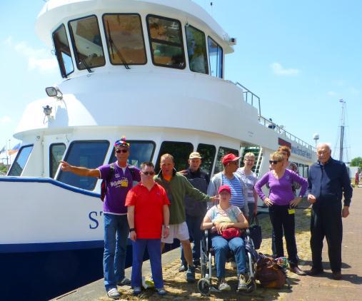 Via de Oosterschelde-dam reden we naar Middelburg, waar eerst de kaarten gekocht werden. Ook werd er natuurlijk nog gewinkeld.