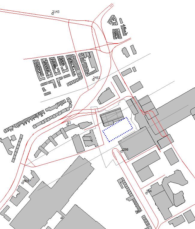 Bestemmingsplan onderzoek Parkeergarage Jaarbeursplein Luchtkwaliteit Afbeelding3: Ligging rekenpunten berekeningen luchtkwaliteit Voor het peiljaar 2016 bedraagt de jaargemiddelde concentratie