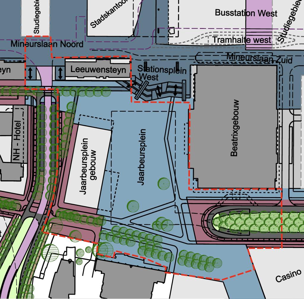 Bestemmingsplan onderzoek Parkeergarage Jaarbeursplein Luchtkwaliteit 1 Inleiding De gemeente Utrecht heeft het voornemen om samen met ontwikkelaars de omgeving van het bestaande Jaarbeursplein in