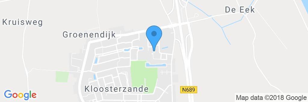 Omgeving Waar kom je terecht Kloosterzande ligt in het noorden van de gemeente en telt 3.279 inwoners. Het is eigenlijk een tweelingdorp bestaande uit de vroegere kernen Kloosterzande en Groenendijk.