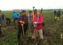 In Oostende plantte Buitengoed cvba (hierboven links) het