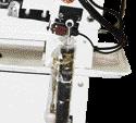 HVBS-712K Metaallintzaagmachine Zagen Schakelt automatisch uit na het doorkomen van de zaag Dubbele, kogelgelagerde geleidingsrollen Machineonderstel met spanebak en transportwielen 4 snelheden voor