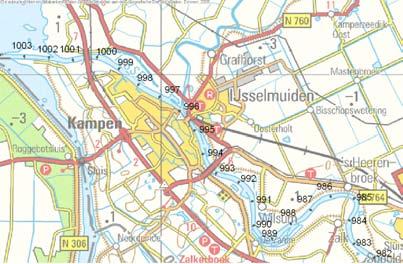 Afbeelding 6.1. Overzicht rivierkilometer (kmr.