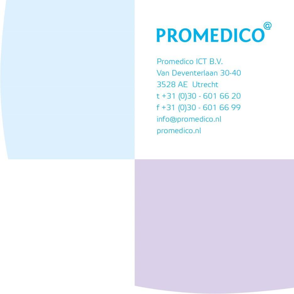Promedico-VDF 10 Handleiding EPD-overdrachtbericht (MEDOVD) Versie: 0.2 Inhoud EPD Overdrachtbericht (MEDOVD).