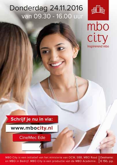 De MBO Raad, de SBB en de MBO Academie bundelen de krachten: op donderdag 24 november 2016 organiseren zij de Dag van het mbo.