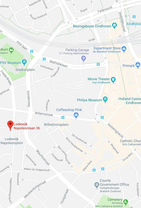 Lodewijk Napoleonplein Centrum Eindhoven Ligging: De woning is gelegen in het Vonderkwartier op korte afstand van de