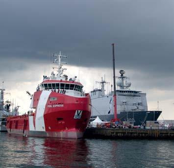 Civiel-militaire samenwerking Kansen voor de ontwikkeling van de haven worden versterkt door een toenemende mate van civiel-militaire samenwerking.