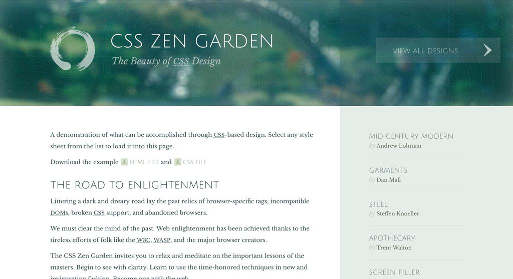 CSS Zen Garden 13 / 46