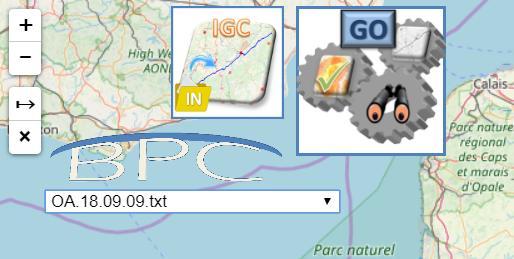 b/ De vlucht moet op zijn minst door een waypoint lopen (straal 1000m) c/ De vlucht moet minsten 10 km (of 20, 30, 40 voor hogere niveaus) tellen vooraleer hij een waypoint bereikt.