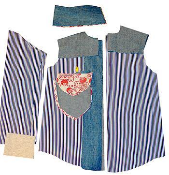 glitzerblume*de Bij dit blousepatroon kunnen mouwe, voor- en achterpanden van rekbare stoffen worden gemaakt, zoals bijv. tricot.