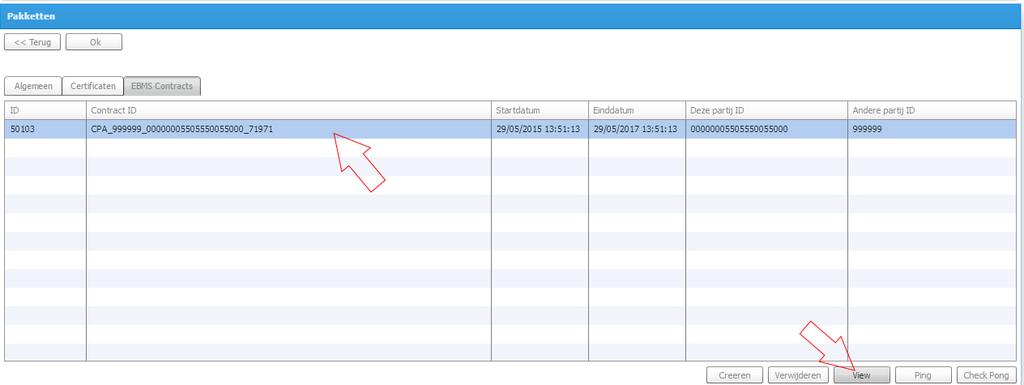 Download het CPA U kunt het zojuist gegenereerde CPA downloaden om deze te configureren in het te testen softwareproduct.