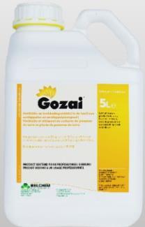 Gozai/Kabuki - eigenschappen Actieve stof Dosis Droogtijd Werking Bijzonderheden Bufferzone Wachttijd Aantal toepassingen pyraflufen-ethyl (26,5%) + geësterde olie 0,8 liter + 1 l olie 1u