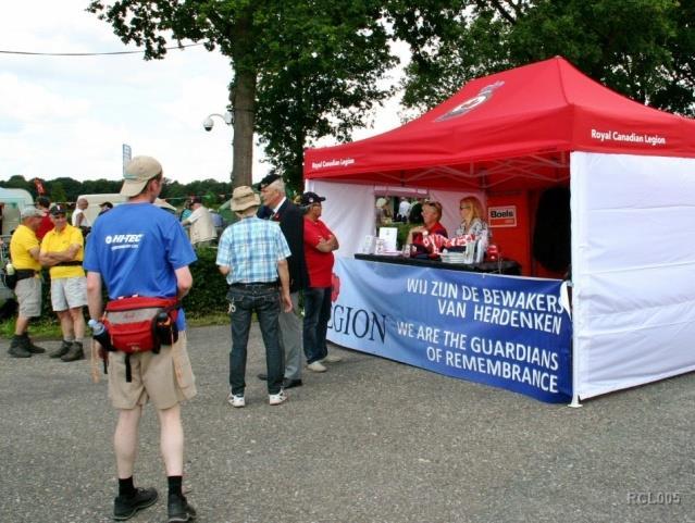 Ook hebben we hier voor het eerst onze promotie tent ingezet.