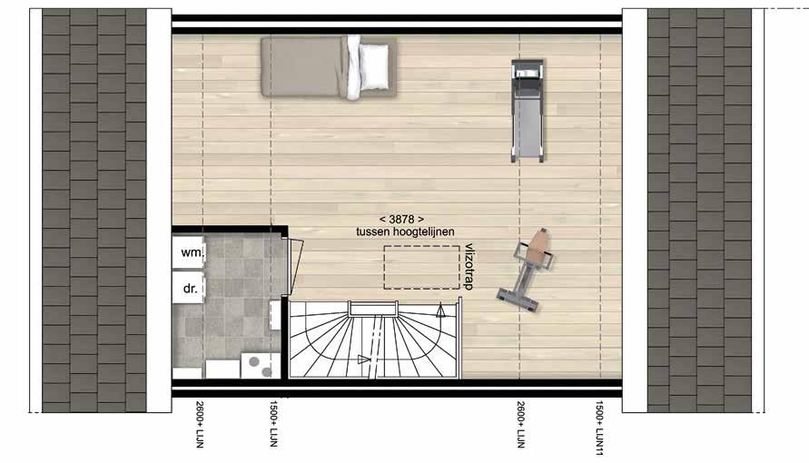 Salix tussenwoning Tweede verdieping