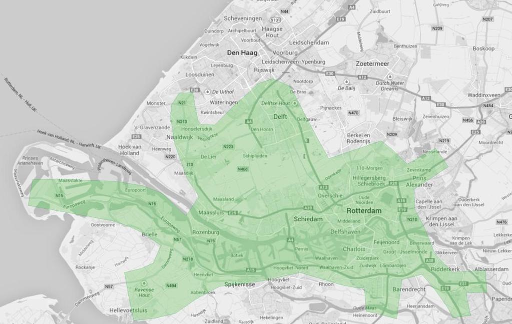 Voor het onderliggende wegennet (provinciale en gemeentelijke wegen) in de stadsregio Rotterdam is het Regionaal Verkeersmodel (RVMK 3.